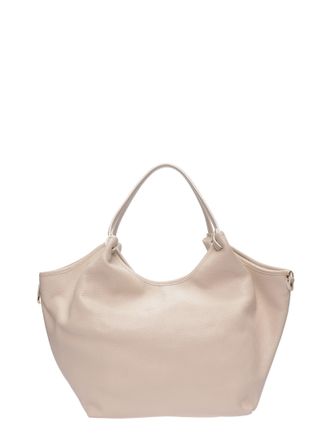 Isabella Rhea Beige Rundleer Tas