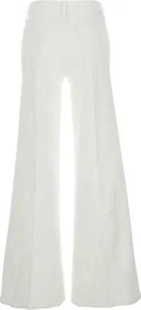 Mother Womens Jeans The Twister Sneak White
