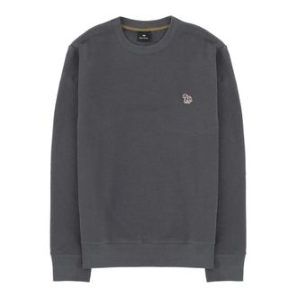 Paul Smith Regular Fit Sweatshirt Zebra - Heren - Sweatshirts & Hoodies - Grijs - Maat: S Katoen