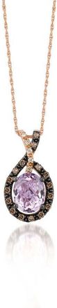Le Vian Ladies Cotton Candy Amethyst Necklaces set in 14K Strawberry Gold
