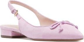 Kate Spade New York veronica raffia slingback flat in Sea Thistle at Nordstrom Rack, Size 7.5