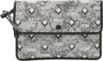 MCM Pre-owned Clutches, female, Multicolor, Size: ONE SIZE Pre-owned Canvas Clutch