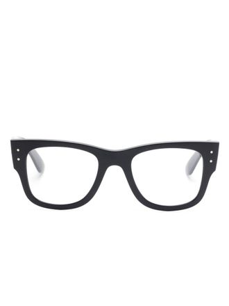 Ray-Ban Mega Wayfarer glasses - unisex - Acetate/Titanium - 50 - Black