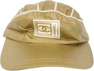 Chanel Pre-owned Accessories, female, Beige, Size: ONE SIZE Pre-owned Cap