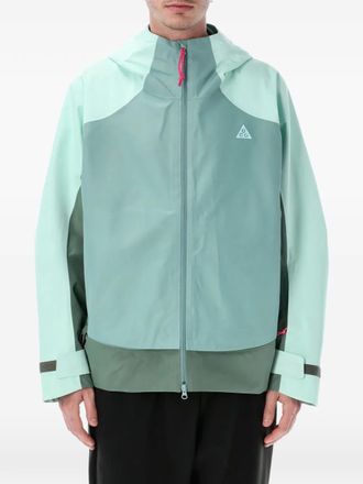 Nike Jack met colourblocking en capuchon - Groen