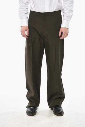 Givenchy Straight-Fit Wool Trousers with Single Pleat size 48