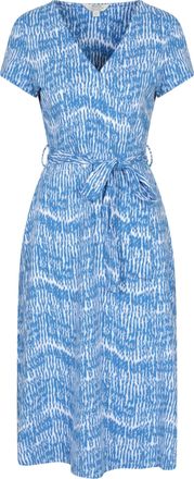 Mountain Warehouse Dames/Dames Santorini Wrap Midi Dress (Helder Blauw)