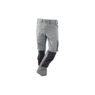 Rica Lewis Pantalones De Trabajo Hombre - Talla 48 - Multibolsillos - Corte Recto - Gris - Mobilon