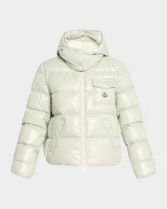 Moncler Andro Hooded Short Down Jacket
