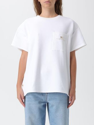 Elisabetta Franchi T-shirt in misto cotone con logo Elisabetta Franchi