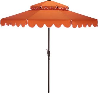 Safavieh Valance 9Ft Doubletop Umbrella