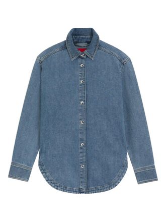 HUGO BOSS button long-sleeve shirt - Blue