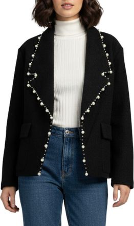Saachi Embellished Blazer in Black at Nordstrom Rack