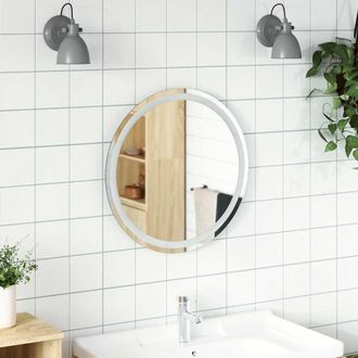 vidaXL Espejo De Ba&ntilde;o Led Redondo 60 Cm Vidaxl