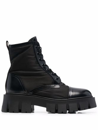 Premiata lace-up chunky-sole boots - women - Calf Leather - 36 - Black
