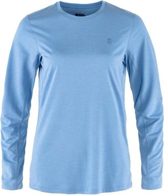 Fj&auml;llr&auml;ven Abisko Day Hike L/S Funktionsshirt f&uuml;r Damen | blau