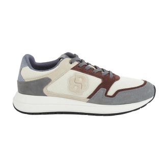 HUGO BOSS Schoenen, Heren, Bruin, 42 EU, Leer, Vinston Sneaker