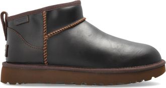 UGG Sneeuwlaarzen Klassiek Ultra Mini - Dames - Winterlaarzen - Bruin - 40 EU - Leer - Schoenen