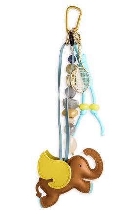 Chelsea28 Elephant Bag Charm in Brown Multi- Gold at Nordstrom