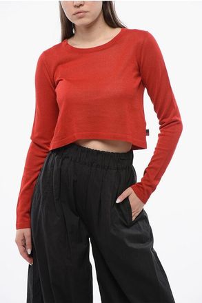 Woolrich Crew Neck Viscose Blend Crop Sweater size Xs