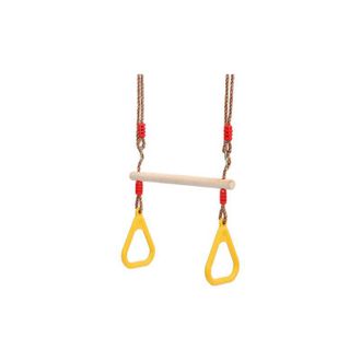 OEM Columpio De Trapecio De Madera Con Aro De Gimnasia, Estructura De Juegos Infantiles Con Tobog&aacute;n, Para Jugar En El Jard&iacute;n, Tanto En Interiores Como En 