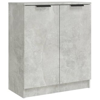 Berkfield Home Sideboards 2 pcs Concrete Grey 60x30x70 cm Engineered Wood | Size: 60 x 30 x 70 cm