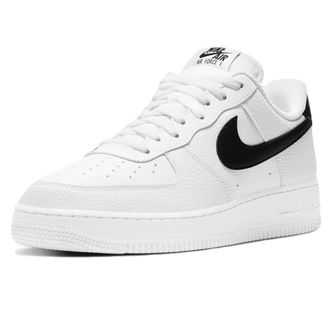 Nike Mens Air Force 1 07 Basketball Shoe, White Black Dark, 10.5 UK