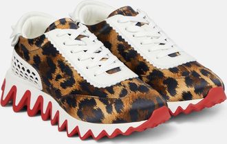 Christian Louboutin Loubishark leopard-print sneakers