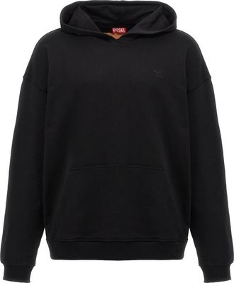 Diesel Black S-Boxt-Hood-Bleach Hoodie