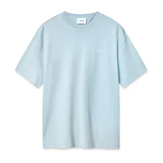 Axel Arigato Tops, Heren, Blauw, L, Katoen, Honor Washed T-Shirt