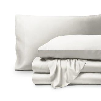 Bare Home Cooling Rayon Sheet Set in Cream at Nordstrom, Size Twin X-Long
