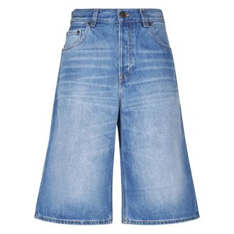 Haikure New Becky Shorts - Dames - Denim shorts - Blauw - W26 - Katoen - Korte Broeken