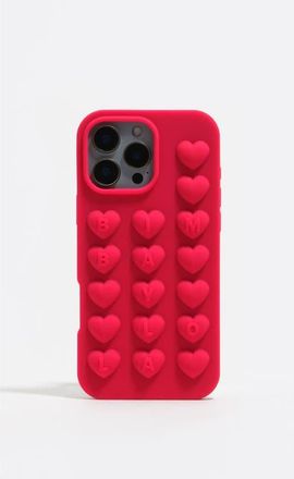 Bimba & Lola Silicone Iphone Case in Strawberry at Nordstrom, Size Iphone 15 Pro Max