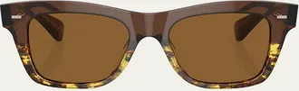 Oliver Peoples Ms. Oliver Acetate Square Sunglasses