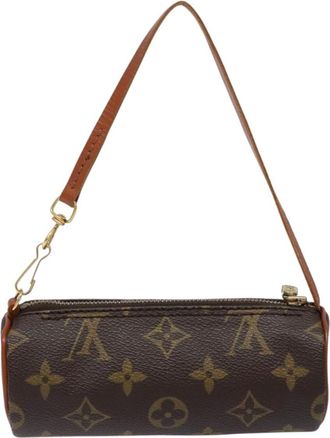 Louis Vuitton Papillon Pochette Monogram Canvas Brown Canvas Bag (Pre-Owned)