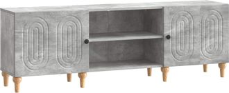 vidaXL Mueble De Tv 150 X 31 X 50 Cm Gris Hormig&oacute;n Vidaxl