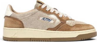 Autry Medalist Low - Dames - Sneakers - Bruin - 41 EU - Leer - Schoenen