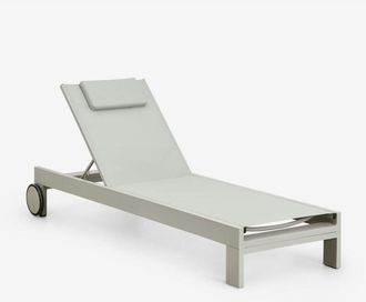 Sklum Sklum - Pack De 2 Tumbonas Reclinables En Aluminio Con Coj&iacute;n Akelia