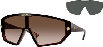Versace VE4461 148/6V Crystal/Grey Mirror Black/Mirror Blue Violet