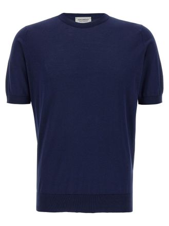 John Smedley Blue Kempton T-Shirt