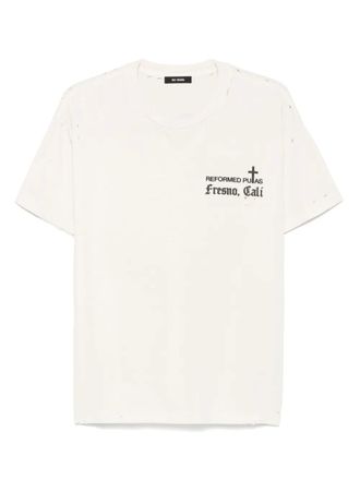 Willy Chavarria Reformated T-shirt - men - Cotton - M - Neutrals