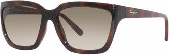 Ferragamo SF1018S 214 Havana/Green Brown Gradient