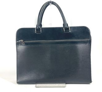 Louis Vuitton Black Epi Leather Handbag Shoulder Bag Tote Bag (Pre-Owned)