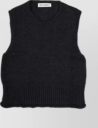 Our Legacy wool silk boxy-fit tank top