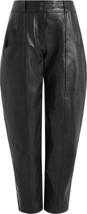 16Arlington Pantaloni Alcea in pelle - Nero