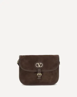 Valentino Garavani Antibes suede Shoulder Bag Male UNI