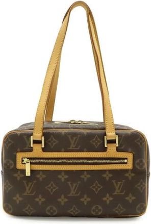 Louis Vuitton Pre-owned Cite Monogram Schoudertas - Dames - Vintage Schoudertas - Bruin - ONE Size - Vintage