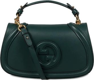Gucci medium Blondie logo-embossed tote bag - Green