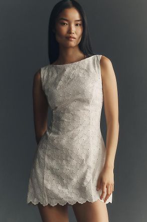 Faithfull The Brand Etore Bow Mini Dress