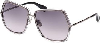Max Mara MM0054 12B Womens Sunglasses Grey Size 61